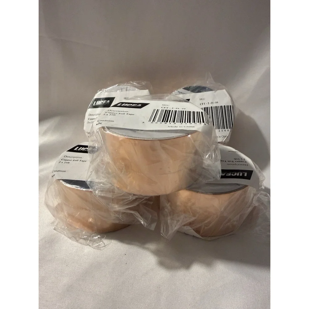Lot of 5 LUCEA Copper Foil Tape Rolls